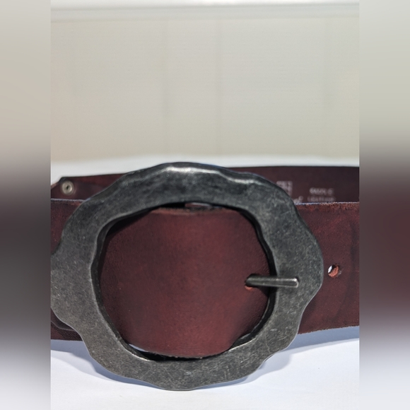 Salvatori Saddle Leather Brown Belt, Size 30 - Picture 4 of 12